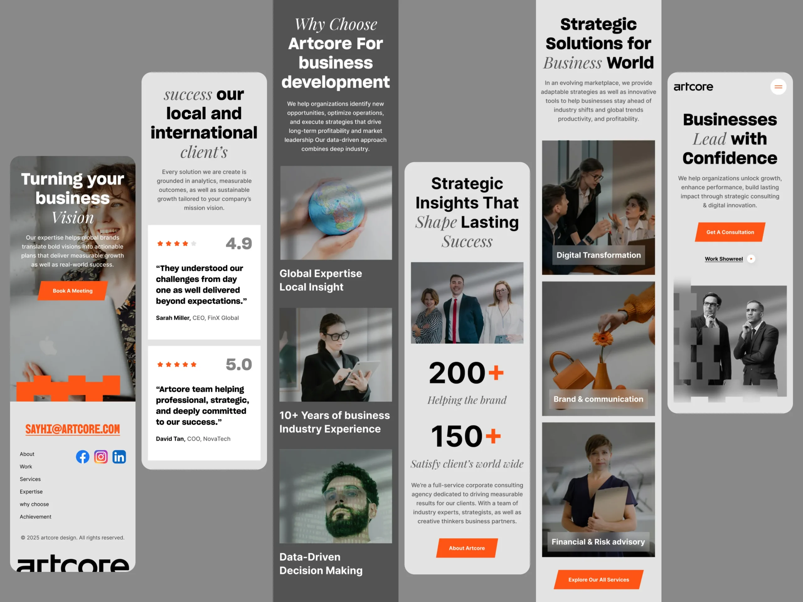 Consultancy Agency - Web Design