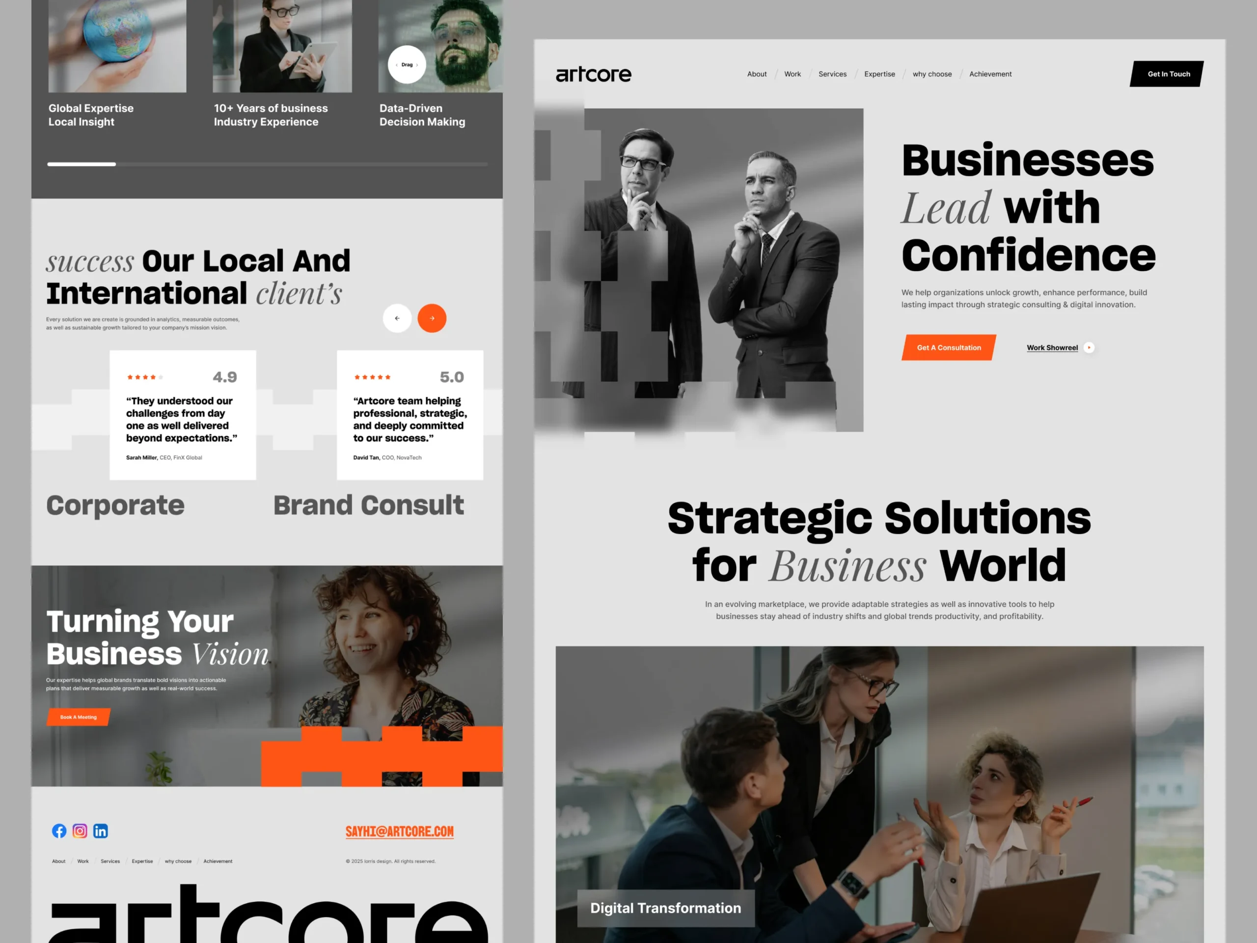 Consultancy Agency - Web Design